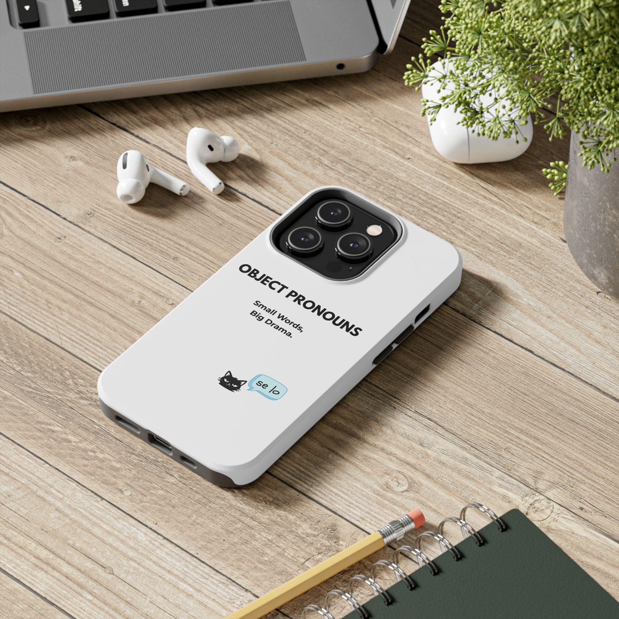 Tough Phone Case — “Object Pronouns: Small Words, Big Drama” (se lo)