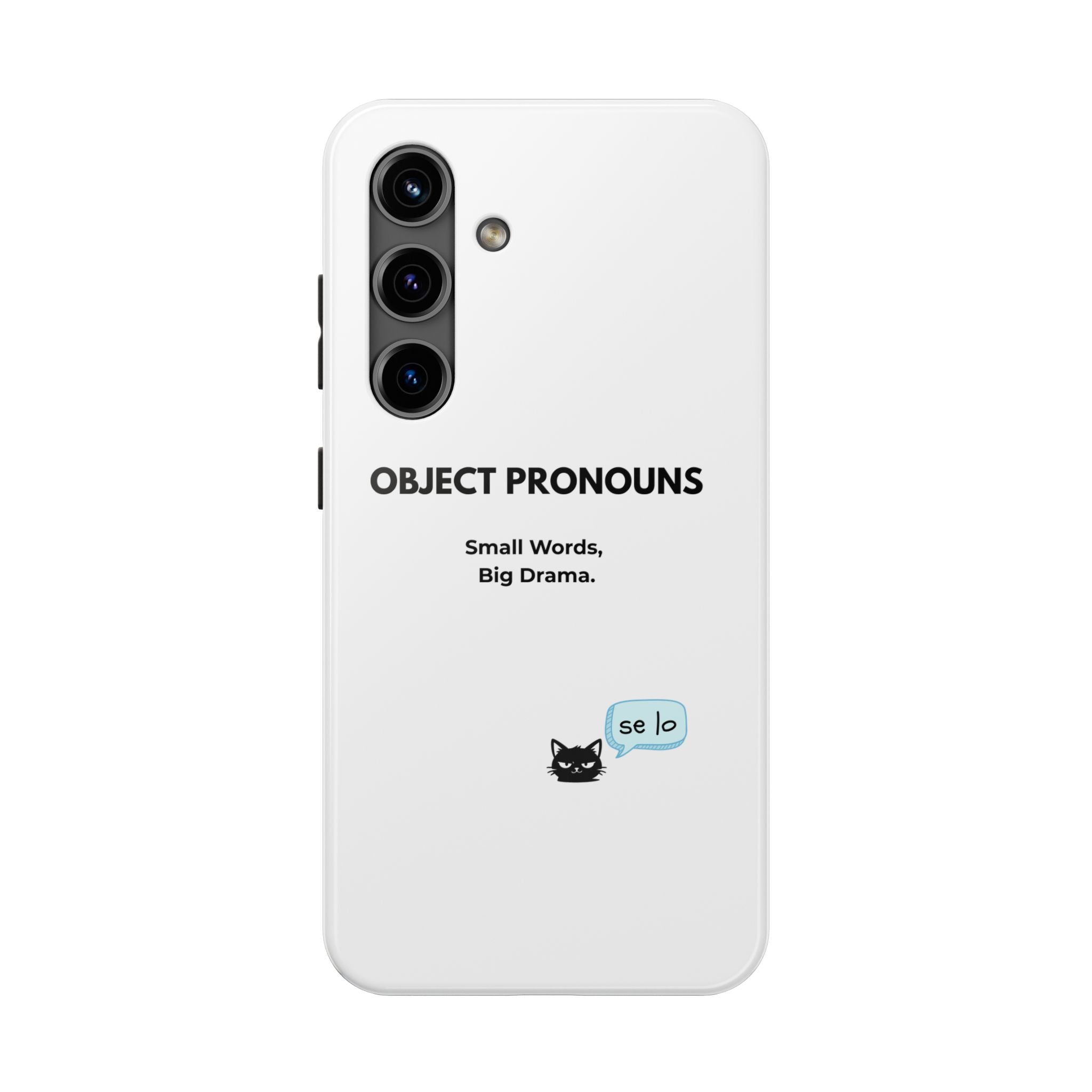 Tough Phone Case — “Object Pronouns: Small Words, Big Drama” (se lo)