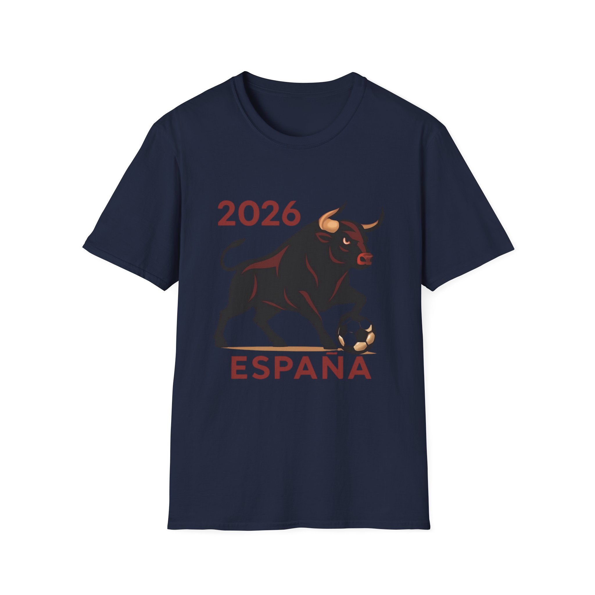 España 2026 Soccer T-Shirt – Bull & Ball World Cup Fan Tee