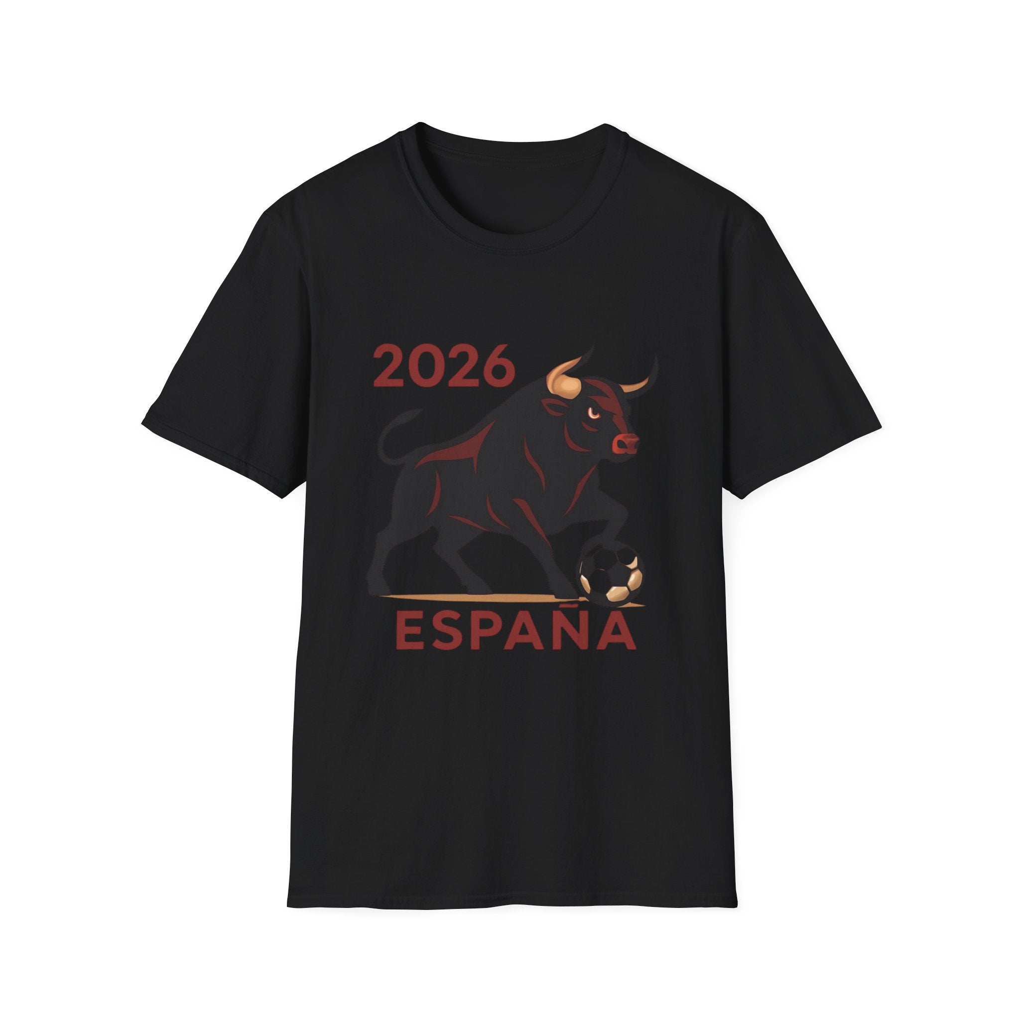 España 2026 Soccer T-Shirt – Bull & Ball World Cup Fan Tee