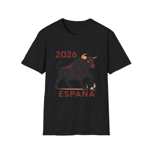 España 2026 Soccer T-Shirt – Bull & Ball World Cup Fan Tee