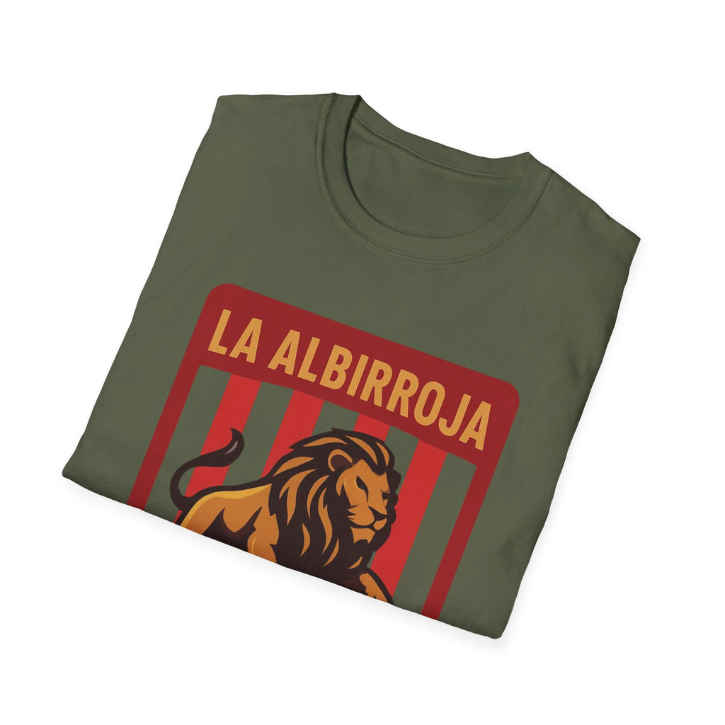 La Albirroja 2026 Soccer T-Shirt — Lion Crest Football Fan Tee