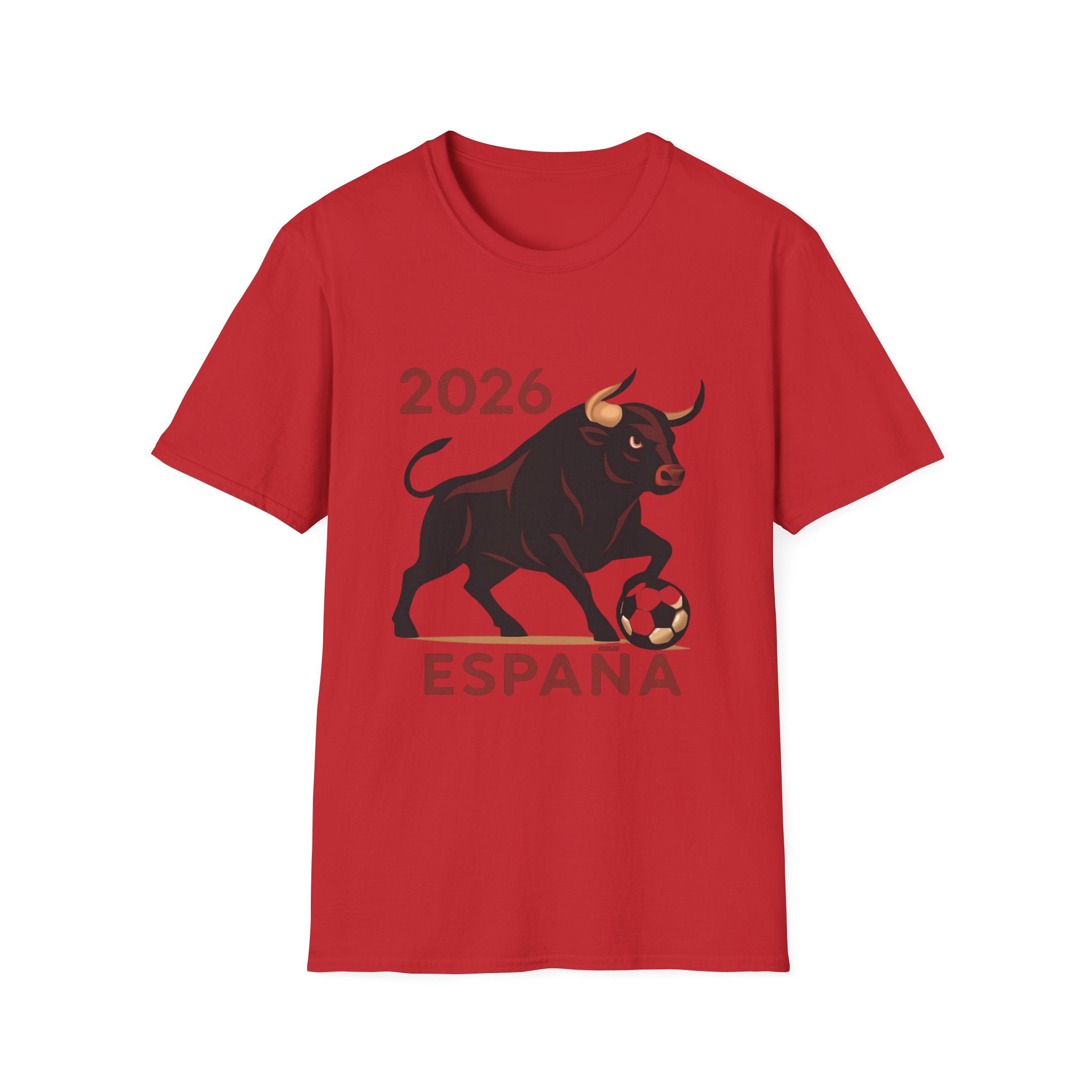 España 2026 Soccer T-Shirt – Bull & Ball World Cup Fan Tee